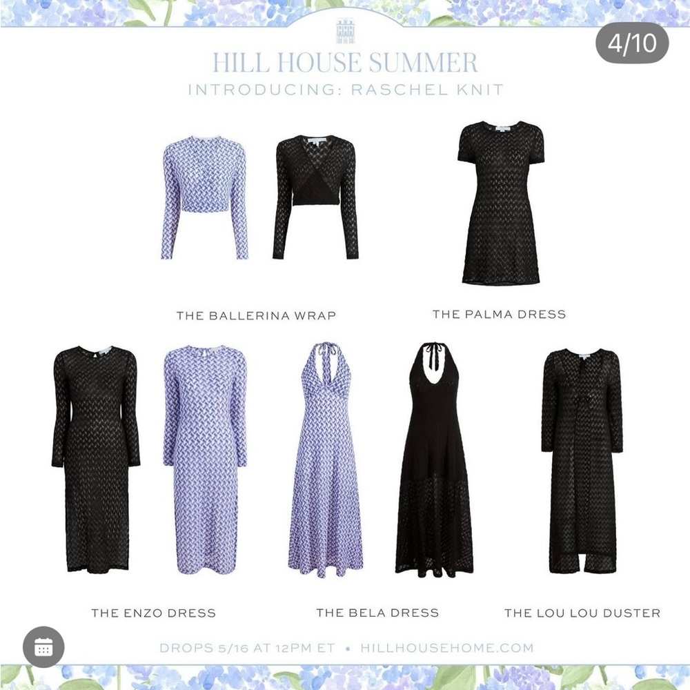 Hill House Women's Blue and White Bela Dress